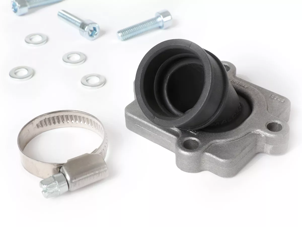 Intake manifold X360 FKM Racing -MALOSSI- Minarelli horizontal, Suzuki-Morini, CPI/QJ - CS=28mm