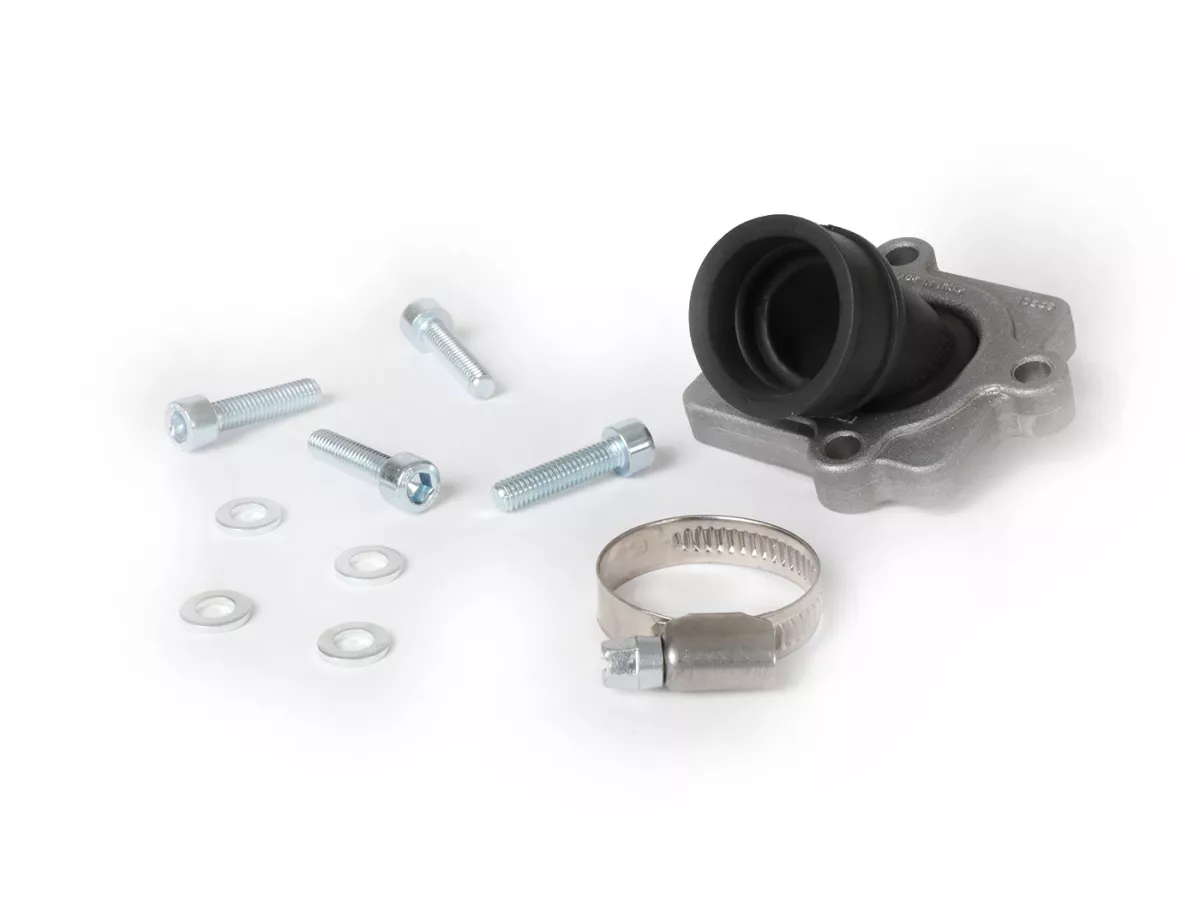 Intake manifold X360 FKM Racing -MALOSSI- Minarelli horizontal, Suzuki-Morini, CPI/QJ - CS=28mm