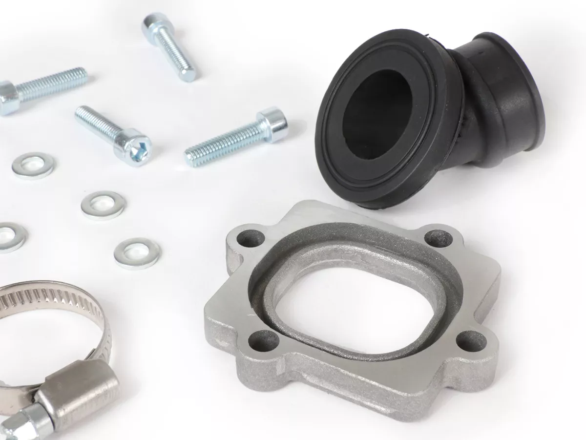 Intake manifold X360 FKM Racing -MALOSSI- Minarelli horizontal, Suzuki-Morini, CPI/QJ - CS=28mm