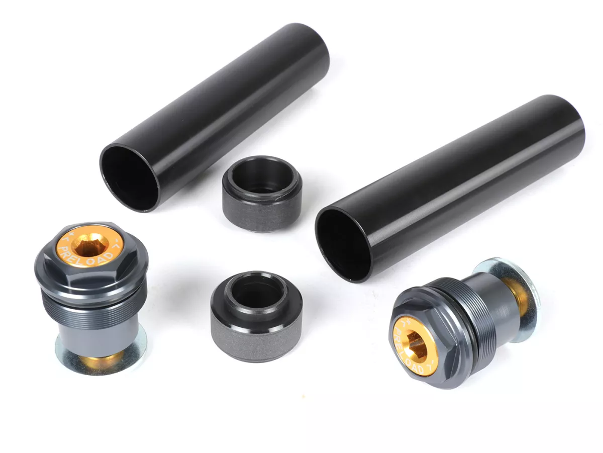 Fork adjustment set -MALOSSI- for optimising the spring preload for original fork Yamaha T Max
