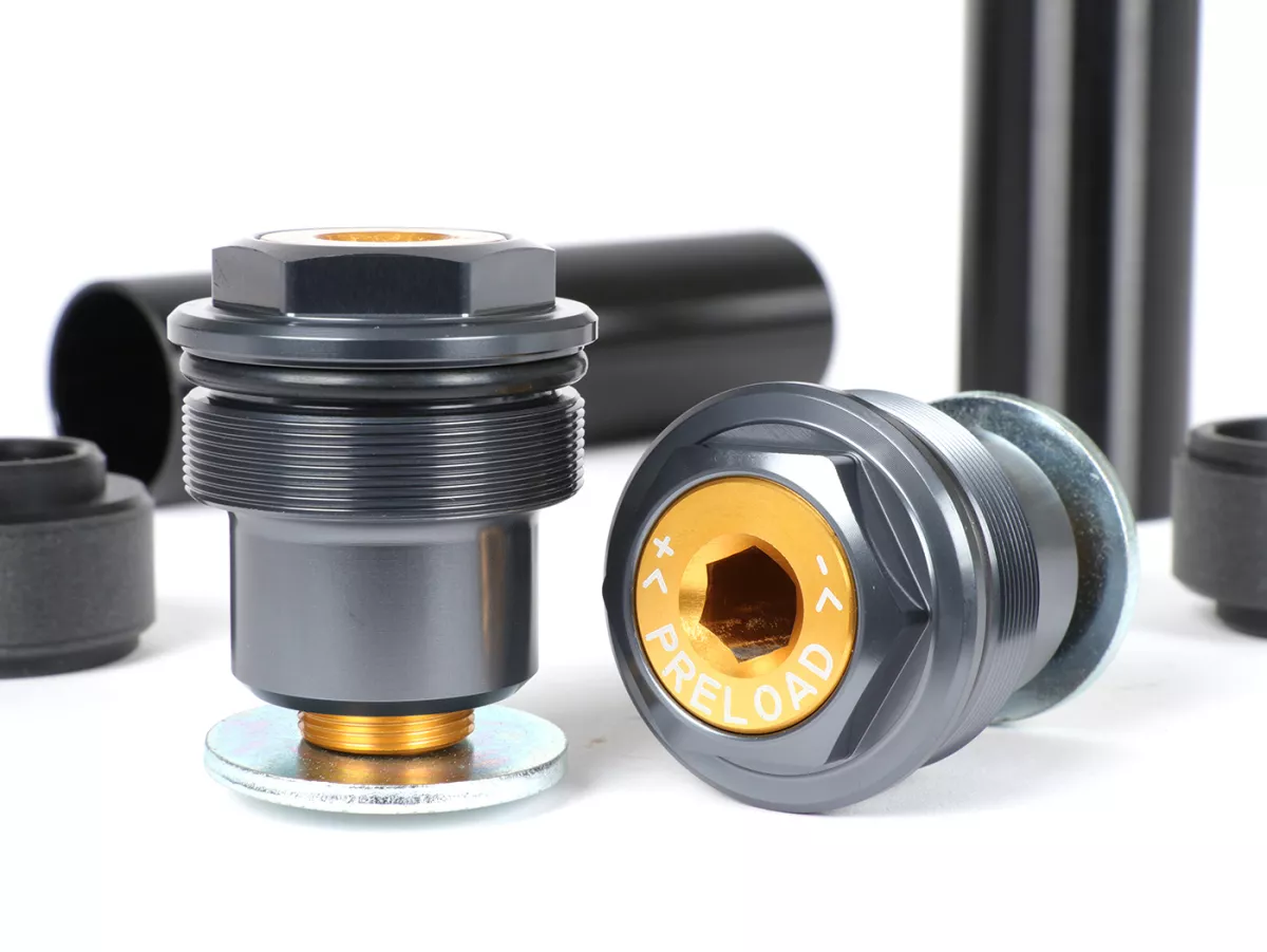 Fork adjustment set -MALOSSI- for optimising the spring preload for original fork Yamaha T Max