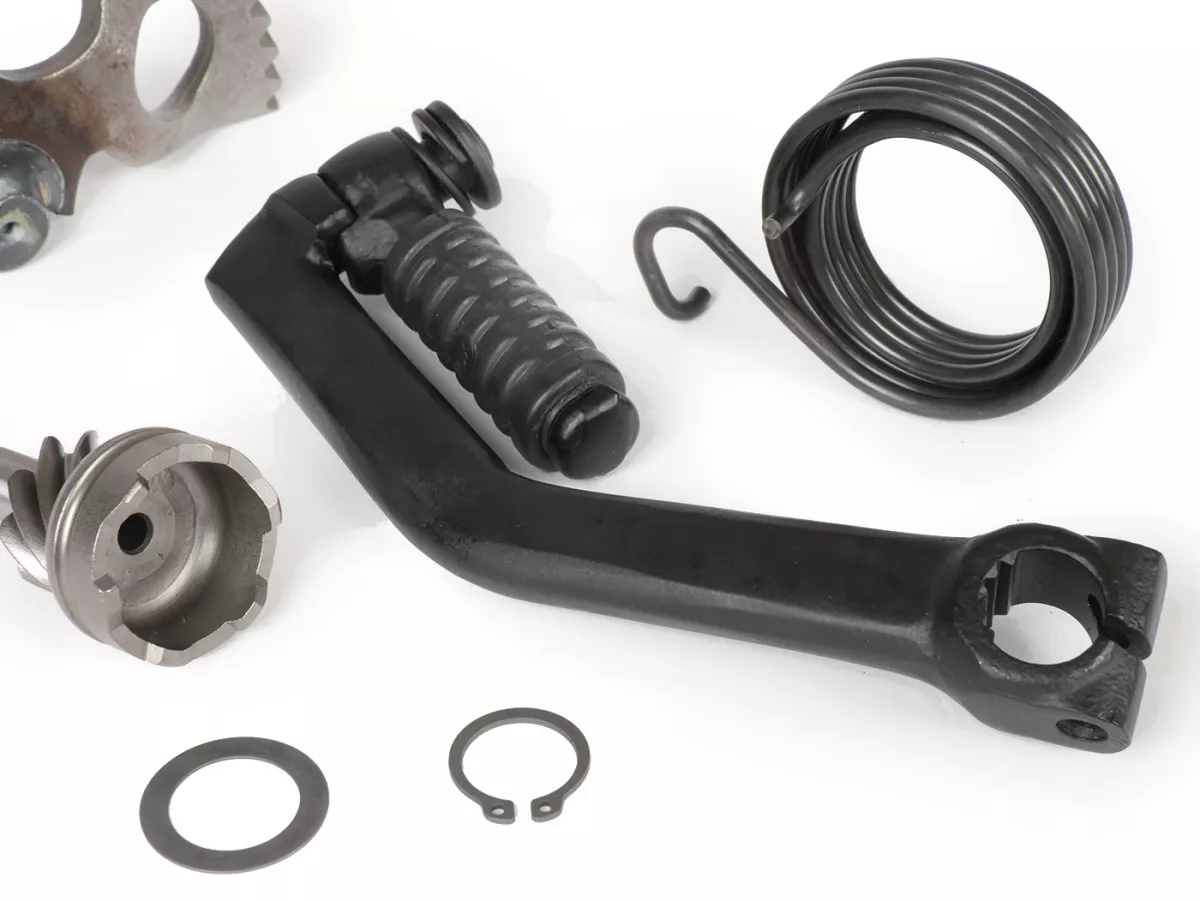 Kickstarter set -MALOSSI- geschikt voor Malossi Air Force Vario hoezen, C-One / CR-One motoren voor Piaggio en originele Piaggio Vario hoezen.