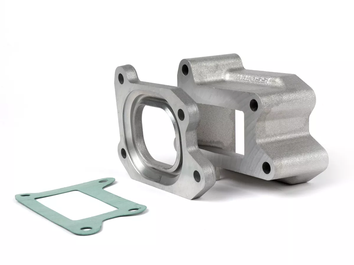 Manifold intake lengkap untuk rumah mesin -MALOSSI VR-One, intake katup buluh- Vespa PX