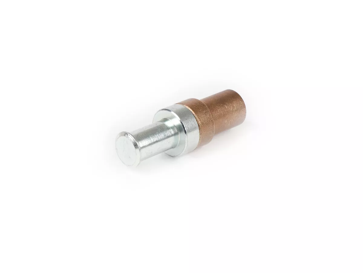 Bolt and bush -MALOSSI- for brake shoes in Malossi C-One and CR-One Piaggio engine cases.