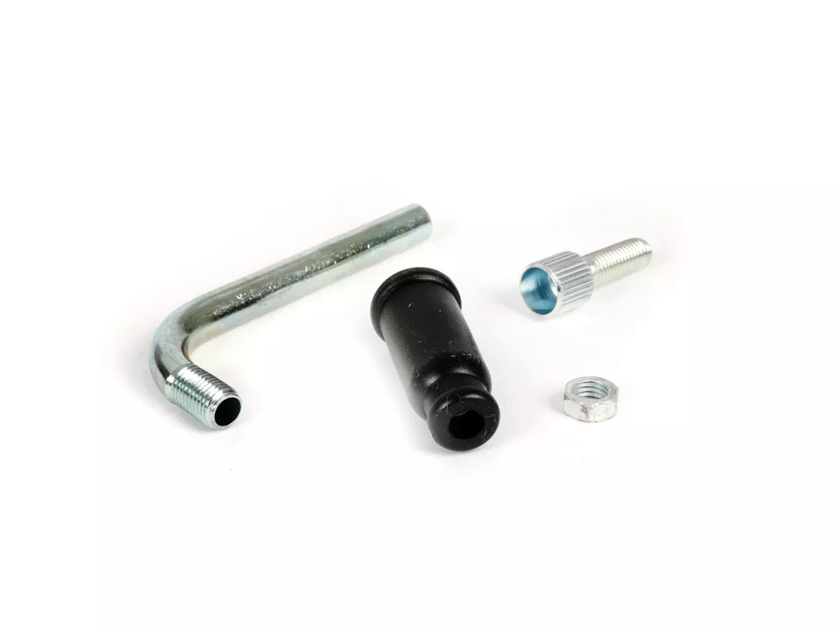 Throttle cable guide set -MALOSSI- M6 x  0.75 - 90°