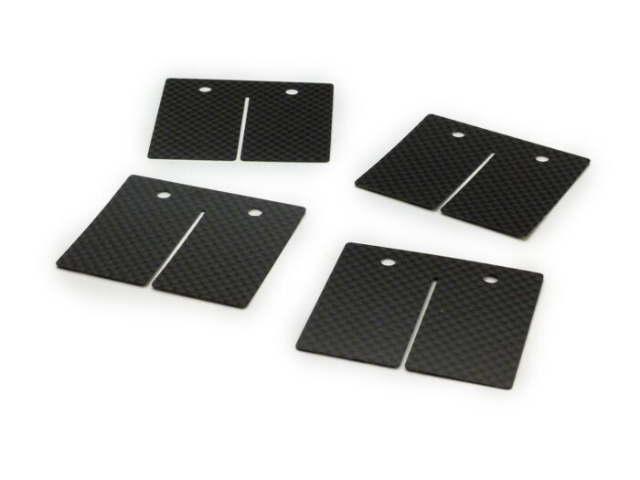 Membranplatta -MALOSSI MHR VL17- Vespa Largeframe, Smallframe, Minarelli AM6 - Kolfiber (0,3, 0,35 mm)