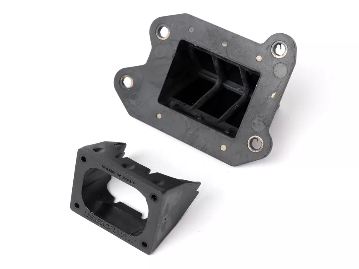 Boite à clapets -MALOSSI MHR VL19 pour carter moteur VR-ONE- Vespa Largeframe - Carbone 0,35mm