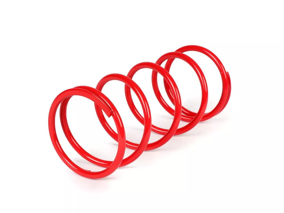 Muelle de contrapresión -MALOSSI Ø 58,0x135mm Ø 4,3mm 5,5k rojo- VESPA, PIAGGIO, BENELLI, MALAGUTI, HONDA, KYMCO, KAWASAKI, KEEWAY, SYM