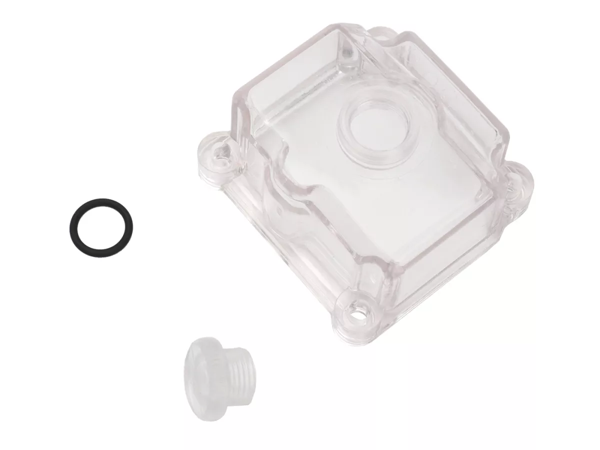 Float chamber -MALOSSI- PHBG15-21 - transparent with main jet screw