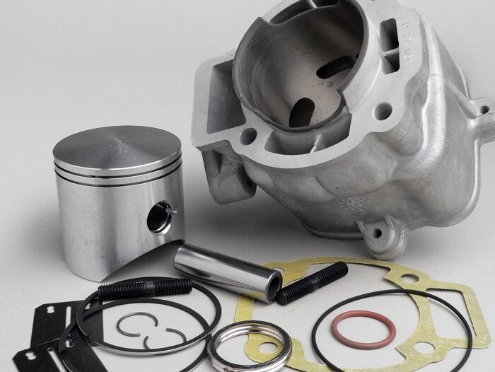 Cylinder -MALOSSI 172 cc w/o cylinder head- Piaggio LC Maxi 2-stroke Gilera Runner FX125/ FXR180, Piaggio Hexagon 125/150 EX, 125LX,180LXT,  Dragster 125/180