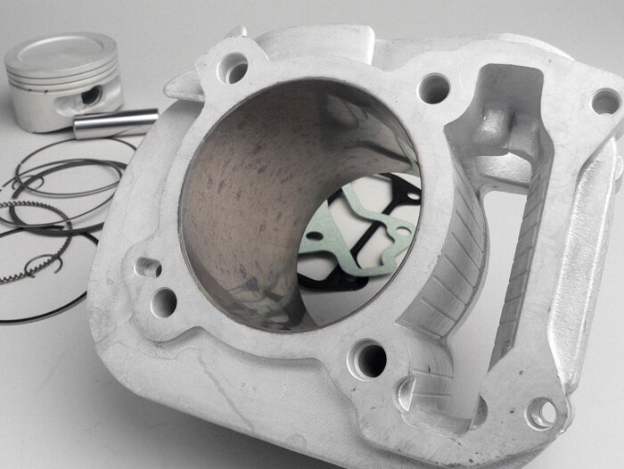 Cylinder -MALOSSI 190 ccm- Piaggio AC Leader - förgasarmotor - VESPA ET4 125/150 4T, LX 125/150 4T, S 125 4T Euro 3 (M444M), S 150 4T Euro 3, PIAGGIO Fly 125 4T Euro 2-3 (M422M), Fly 150 4T Euro 2-3 (M422M), Liberty 125 4T Euro 3 (M389M), Liberty S 125 4T