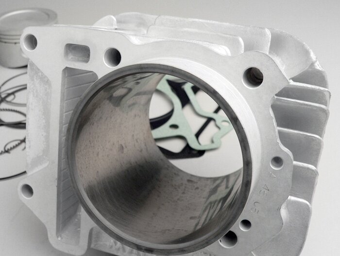 Cylinder -MALOSSI 190 ccm- Piaggio AC Leader - förgasarmotor - VESPA ET4 125/150 4T, LX 125/150 4T, S 125 4T Euro 3 (M444M), S 150 4T Euro 3, PIAGGIO Fly 125 4T Euro 2-3 (M422M), Fly 150 4T Euro 2-3 (M422M), Liberty 125 4T Euro 3 (M389M), Liberty S 125 4T