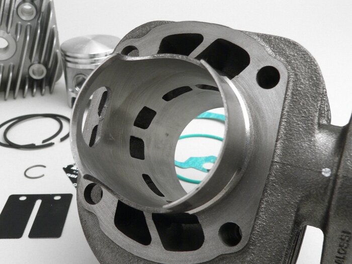 Cilinder -MALOSSI 70 ccm Sport- Sym 2-takt (horizontaal) Jet 50, Mask 50, Red Devil 50, Shark RS 50