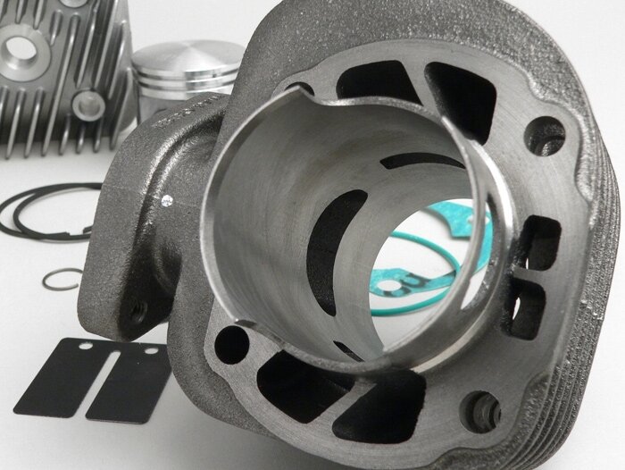 Cilinder -MALOSSI 70 ccm Sport- Sym 2-takt (horizontaal) Jet 50, Mask 50, Red Devil 50, Shark RS 50
