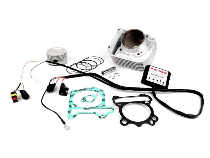 Cylindre -MALOSSI 190 cc I-Tech- Piaggio à refroidisseur à air Leader ie (Euro 3) - moteur à injection - Vespa LX 125/150ie (Euro 3), LXV 125ie (Euro 3)