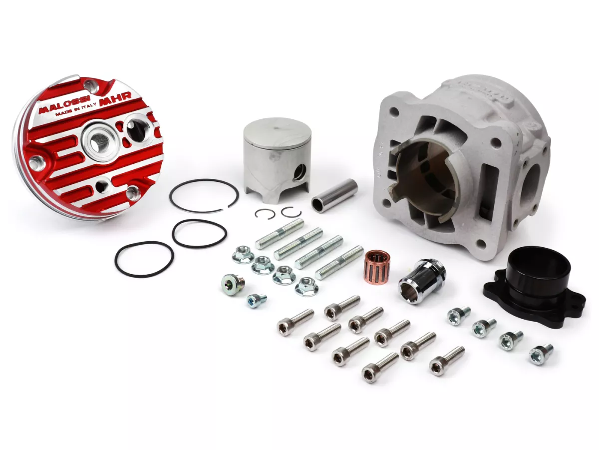Cilindro -MALOSSI MHR Testa Rossa FLange Mount 94cc (44mm carrera)- GILERA/PIAGGIO 50cc LC 2 tiempos