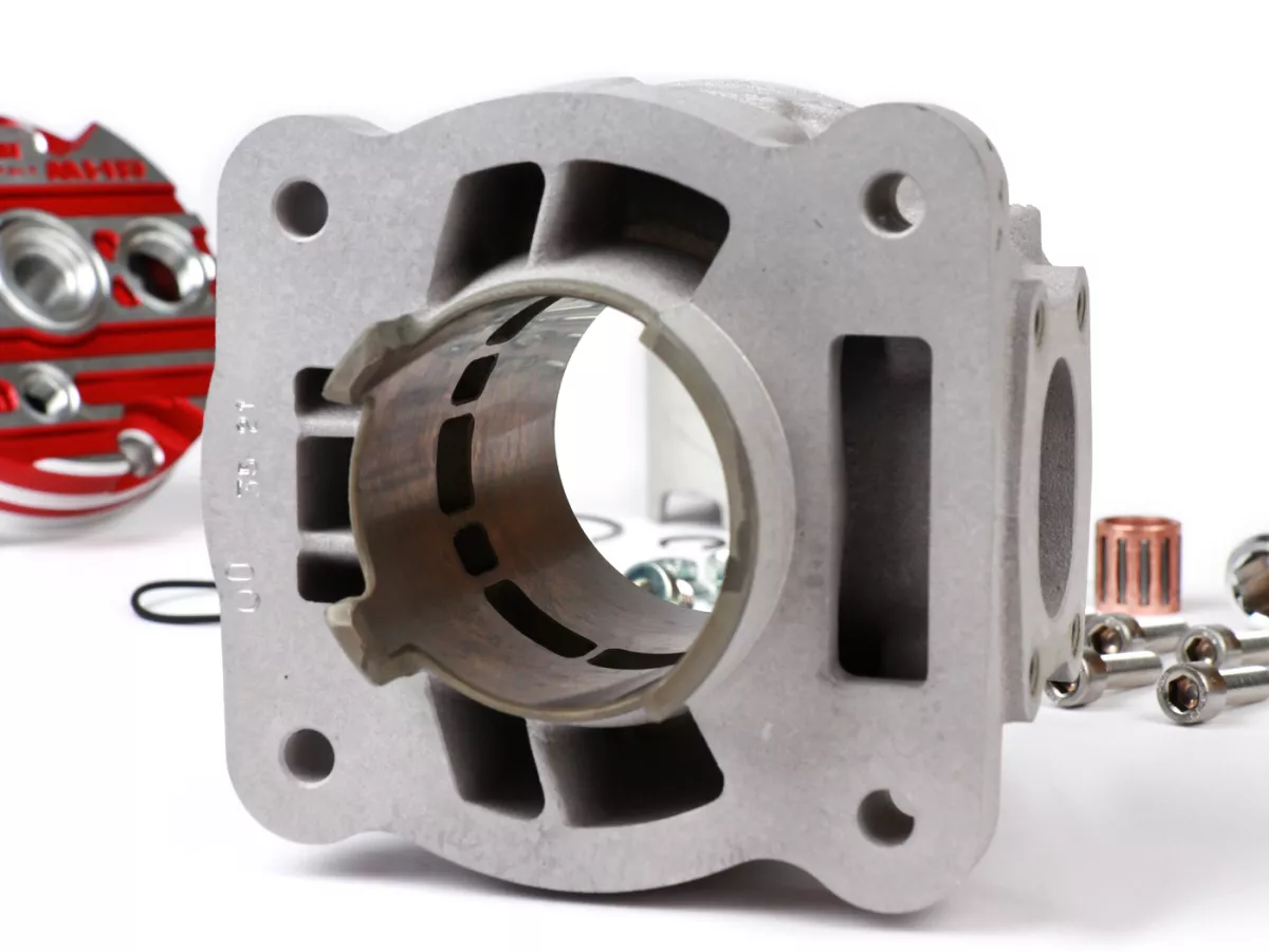 Cilindro -MALOSSI MHR Testa Rossa FLange Mount 94cc (44mm carrera)- GILERA/PIAGGIO 50cc LC 2 tiempos
