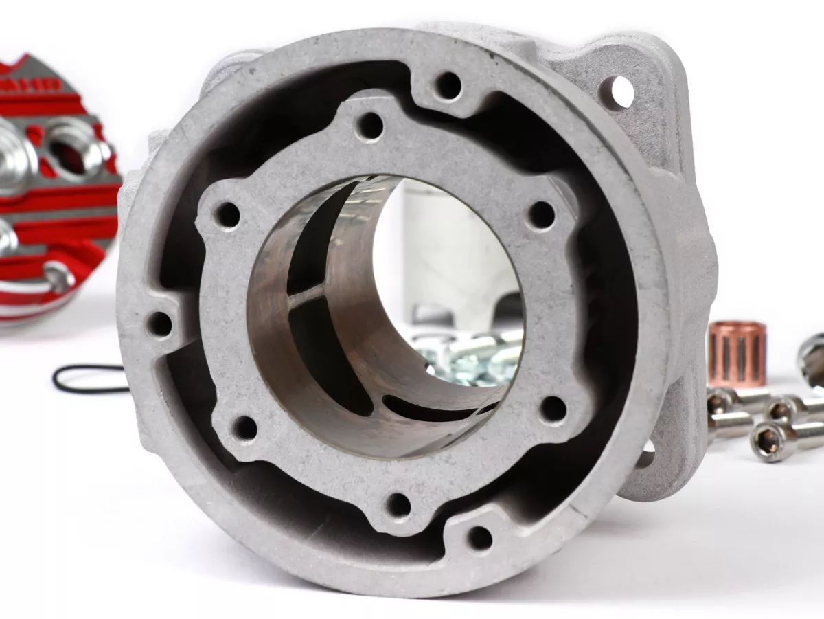 Cilindro -MALOSSI MHR Testa Rossa FLange Mount 94cc (44mm carrera)- GILERA/PIAGGIO 50cc LC 2 tiempos