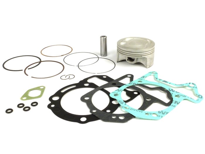 Cilinder -MALOSSI 218 ccm Ø=75,5mm, EURO 3 (-2016)- Quasar 125cc 4T LC i.e., Vespa GTS Super (Sport) 125 i.e., Aprilia SR Max 125 i.e., Gilera Nexus 125 i.e., Piaggio Beverly 125 i.e., MP3 Yourban 4V i.e. - zonder cilinderkop - incl. Forcemaster 2 injecto
