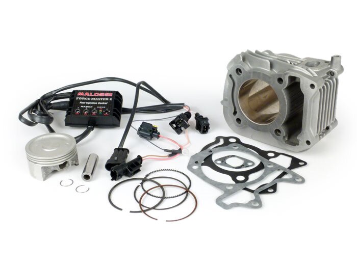 Cilindros -MALOSSI 185 ccm I-Tech (CDI en el cuerpo del acelerador)- Piaggio 125-150 ccm 4T (AC) 3V es decir (Euro 3) - Vespa LX 3V (EUROPA <- 06/13, Taiwán, Vietnam), LXV 3V, S 3V, 946 3V, Primavera 3V (Vietnam)