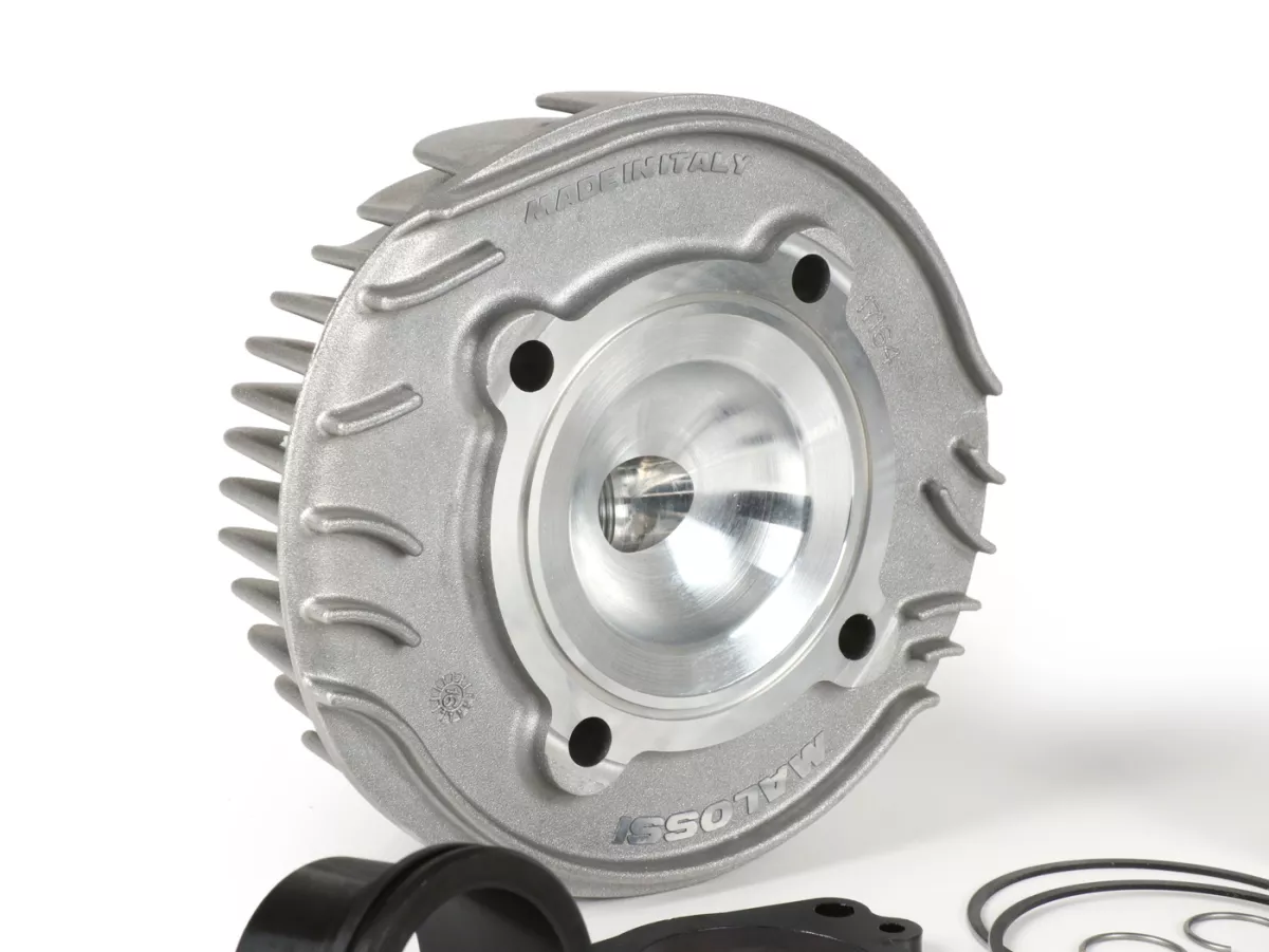 Cylinder -MALOSSI SPORT alloy 177cc 3 transfer ports, 57mm stroke, single exhaust port- Vespa PX125, PX150, Cosa125, Cosa150, LML Star 125/150, Stella 125/150