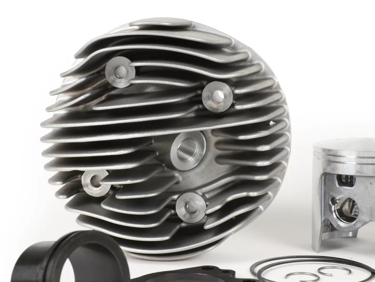Cylinder -MALOSSI SPORT alloy 177cc 3 transfer ports, 57mm stroke, single exhaust port- Vespa PX125, PX150, Cosa125, Cosa150, LML Star 125/150, Stella 125/150