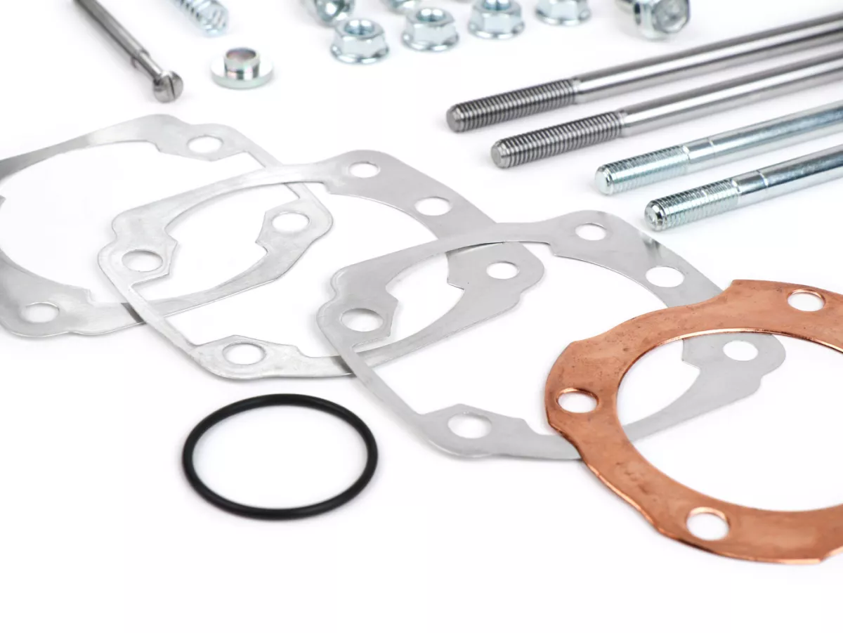 Silinder -MALOSSI 75 ccm BESAR DEPS 4 Ø47mm, 4-pin- Piaggio Ciao, Bravo, Si, Boxer (pin piston = Ø 12mm) - Pemasangan hanya dengan casing MP-One Malossi (M5717514 - M5717892) DEPS4, Deps4