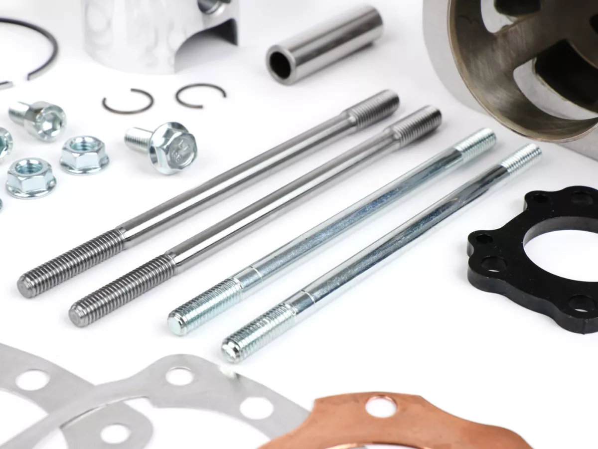 Silinder -MALOSSI 75 ccm BESAR DEPS 4 Ø47mm, 4-pin- Piaggio Ciao, Bravo, Si, Boxer (pin piston = Ø 12mm) - Pemasangan hanya dengan casing MP-One Malossi (M5717514 - M5717892) DEPS4, Deps4