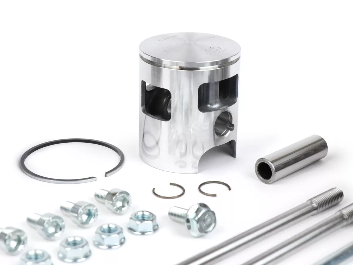 Silinder -MALOSSI 75 ccm BESAR DEPS 4 Ø47mm, 4-pin- Piaggio Ciao, Bravo, Si, Boxer (pin piston = Ø 12mm) - Pemasangan hanya dengan casing MP-One Malossi (M5717514 - M5717892) DEPS4, Deps4