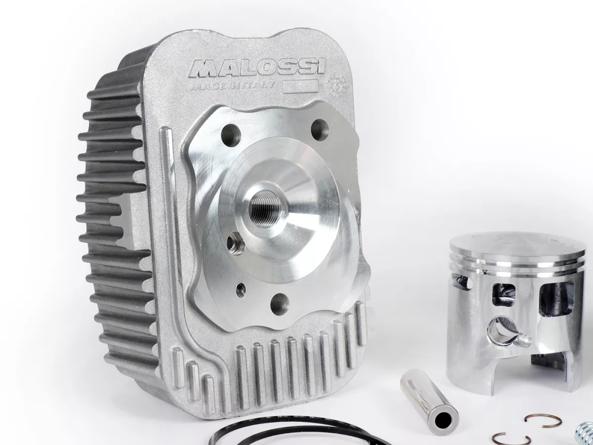 Cylindre -MALOSSI 73 cc Sport Ø46,5mm- Piaggio Ciao (goujon = Ø 10mm) - carter de moteur de fraisage est requis
