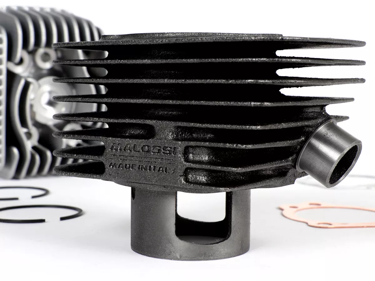 Cylindre -MALOSSI 73 cc Sport Ø46,5mm- Piaggio Ciao (goujon = Ø 10mm) - carter de moteur de fraisage est requis
