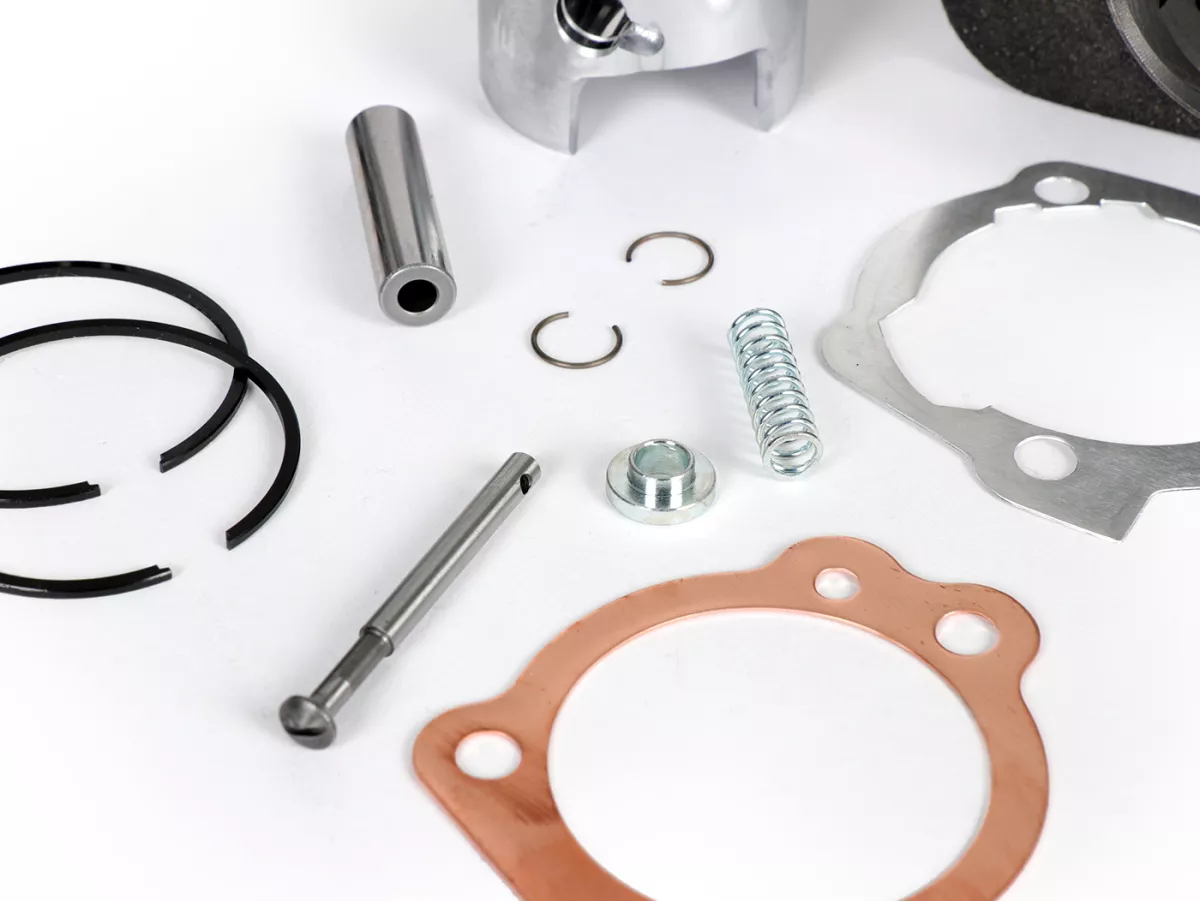 Cylindre -MALOSSI 73 cc Sport Ø46,5mm- Piaggio Ciao (goujon = Ø 10mm) - carter de moteur de fraisage est requis