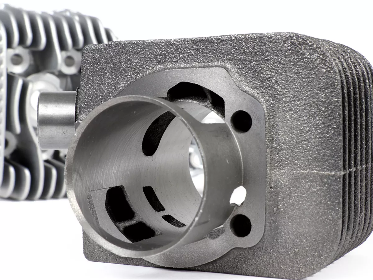 Cylindre -MALOSSI 73 cc Sport Ø46,5mm- Piaggio Ciao (goujon = Ø 12mm) - carter de moteur de fraisage est requis