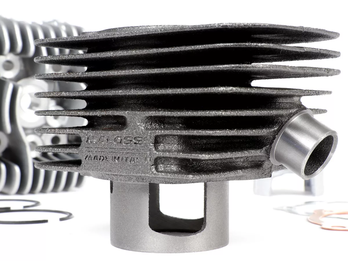 Cylindre -MALOSSI 73 cc Sport Ø46,5mm- Piaggio Ciao (goujon = Ø 12mm) - carter de moteur de fraisage est requis