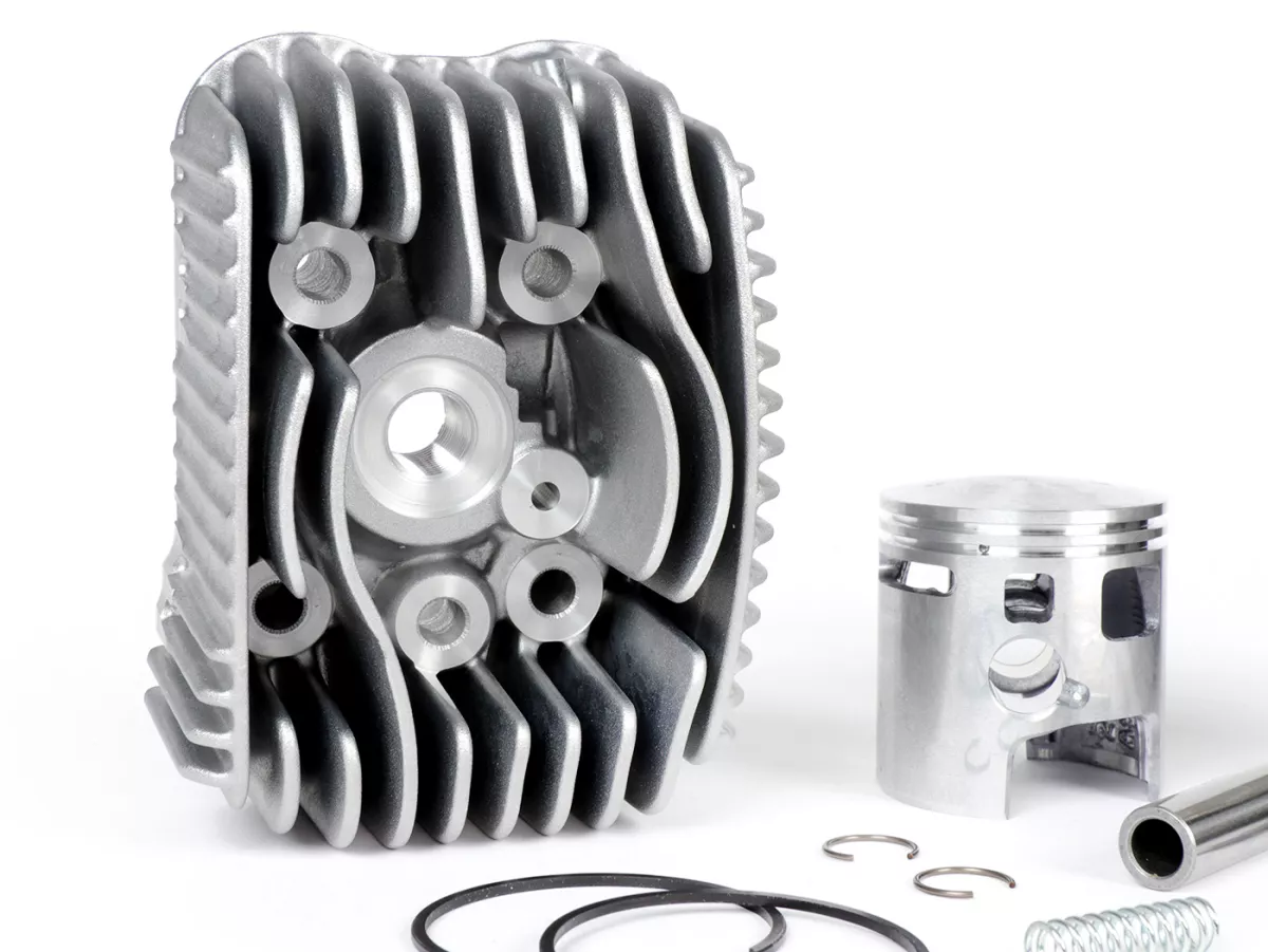 Cylindre -MALOSSI 73 cc Sport Ø46,5mm- Piaggio Ciao (goujon = Ø 12mm) - carter de moteur de fraisage est requis