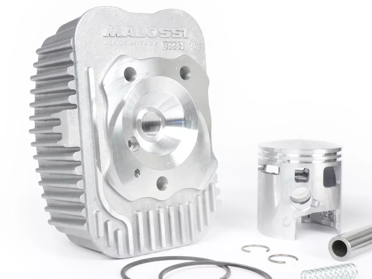 Cylindre -MALOSSI 73 cc Sport Ø46,5mm- Piaggio Ciao (goujon = Ø 12mm) - carter de moteur de fraisage est requis