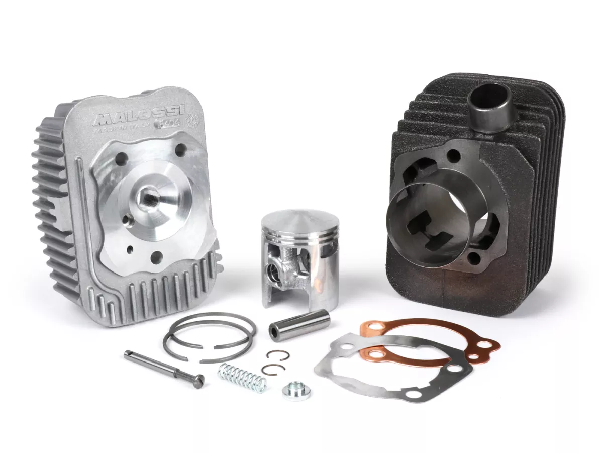 Cilindro -MALOSSI CVF 63 ccm Sport Ø43mm- Piaggio Ciao (bulón del pistón = Ø 10mm)