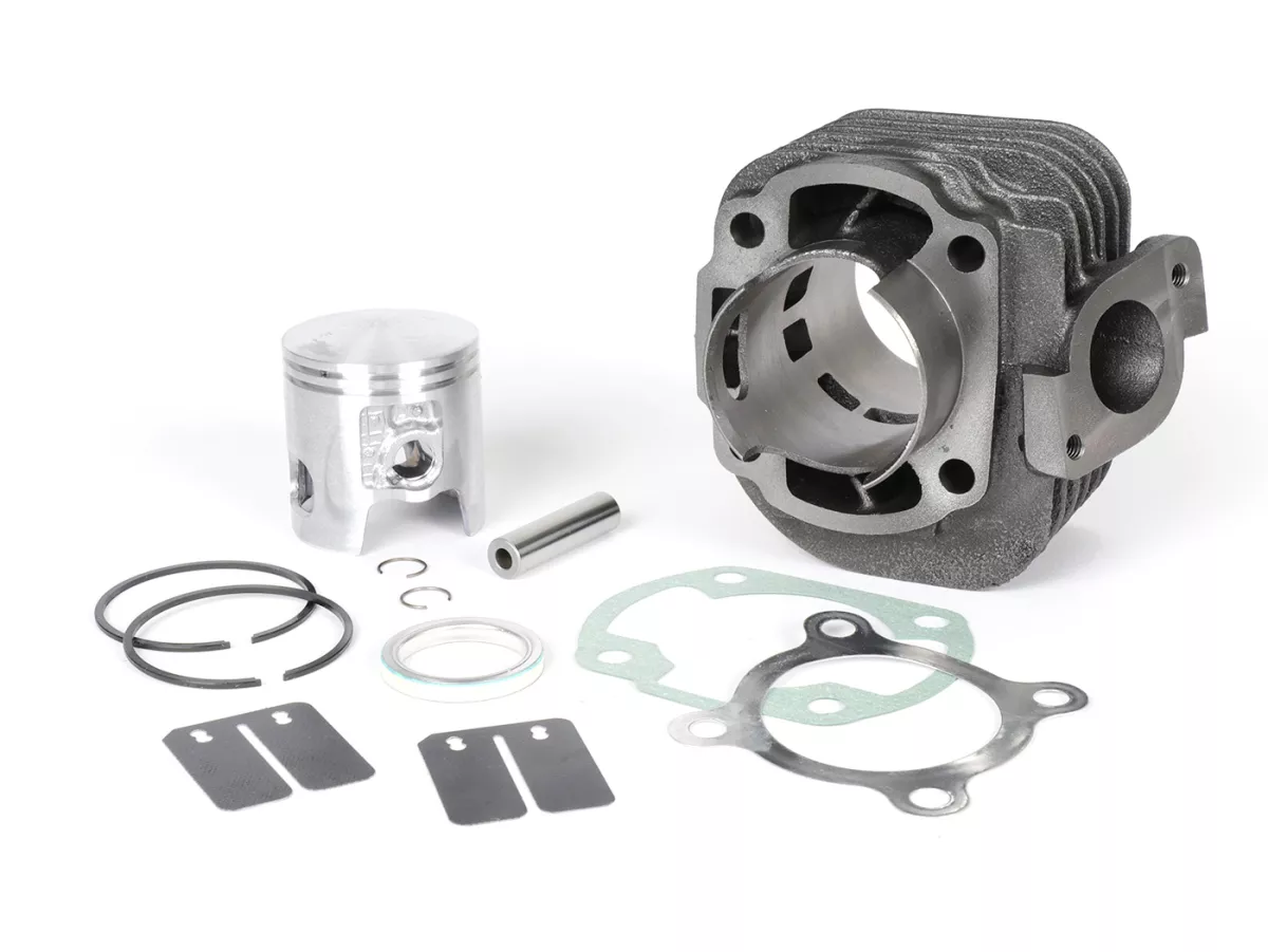 Cilindro -MALOSSI 70 ccm Sport- Minarelli AC (horizontal) - sin culata - SR 50, Rally, Gulliver, Sonic, Scarabeo, Ovetto, Flipper, Evolis, Fizz, Mach G, F10, F 12, F 15, Yesterday, Neos, Jog R