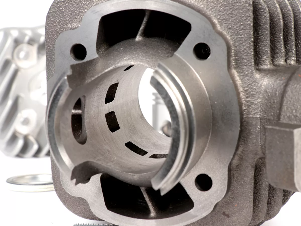 Cylinder -MALOSSI 50 cc Sport- Peugeot AC (vertical) - SPEEDFIGHT1 50 cc AC, SPEEDFIGHT2 50 cc AC, TKR50, TREKKER50, VIVACITY50, ELYSEO50, SQUAB50, SV50, ZENITH50, BUXY50, ELYSTAR50, LOOXOR50, SPEEDAKE