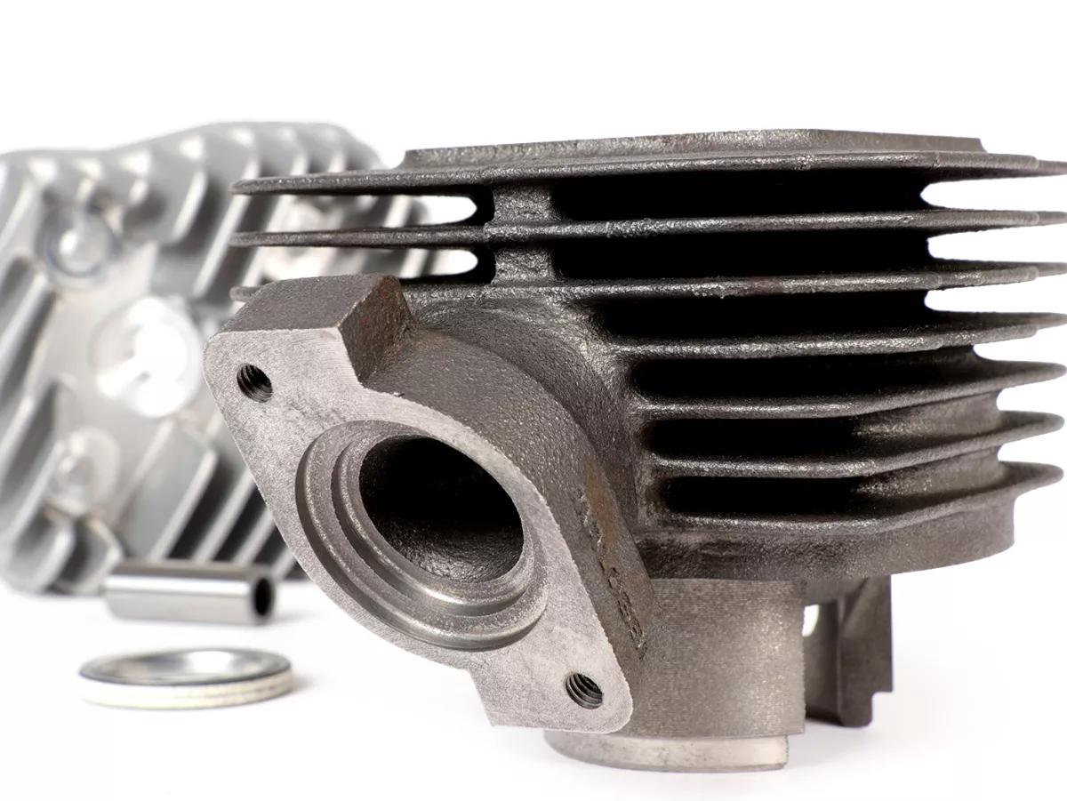 Cylinder -MALOSSI 50 cc Sport- Peugeot AC (vertical) - SPEEDFIGHT1 50 cc AC, SPEEDFIGHT2 50 cc AC, TKR50, TREKKER50, VIVACITY50, ELYSEO50, SQUAB50, SV50, ZENITH50, BUXY50, ELYSTAR50, LOOXOR50, SPEEDAKE