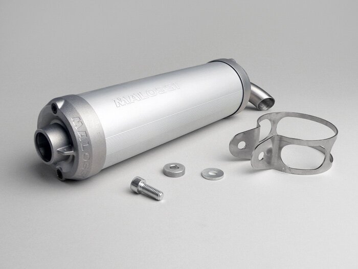 Achterdemper -MALOSSI MHR- Piaggio 125-180 ccm 2-takt - Gilera Runner FX/FXR 125-180, Italjet Dragster 125-180, Piaggio SKR125, SKR150, TPH125, Skipper125, Skipper150, Hexagon LX/LXT 125-180