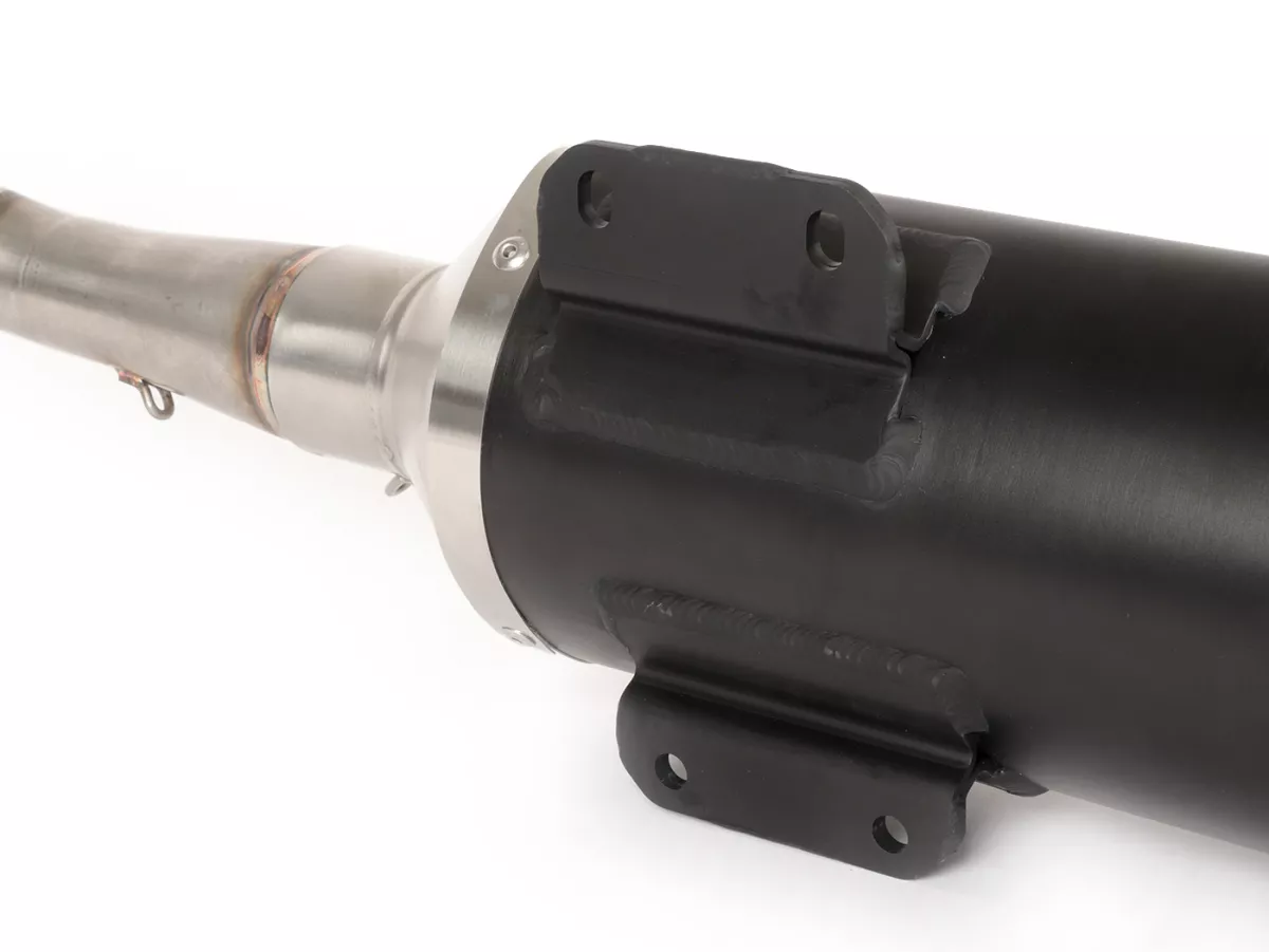 Uitlaat -MALOSSI RX Black- VESPA Primavera, Sprint 3V d.w.z. 125-150cc Euro3