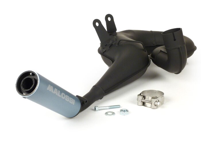 Avgasrör -MALOSSI POWER EXHAUST Black Sound- Vespa PX200