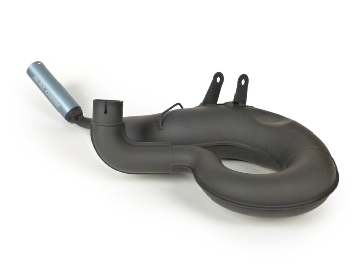 Avgasrör -MALOSSI POWER EXHAUST Black Sound- Vespa PX200