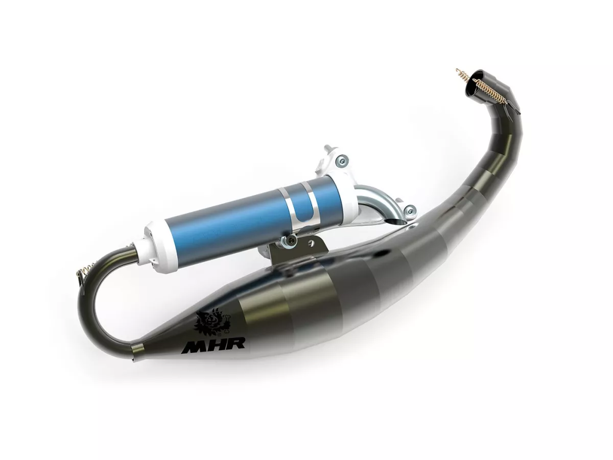 Exhaust -MALOSSI MHR Testa Rossa, C-One Ø47,6mm- YAMAHA/MINARELLI 50cc 2-stroke