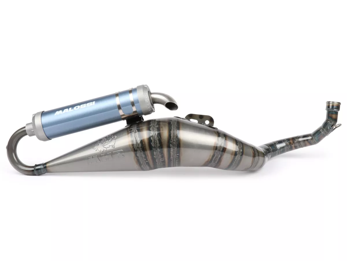 Knalpot -MALOSSI MHR MOPED RACING RACING - Piaggio Ciao, Bravo, Boss, SI, Grillo Ø = 27mm knalpot flange
