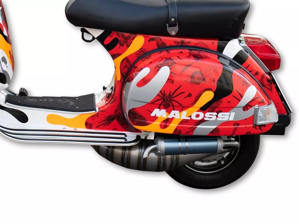 Escape -MALOSSI Racing MHR EXHAUST- Vespa PX 200cc