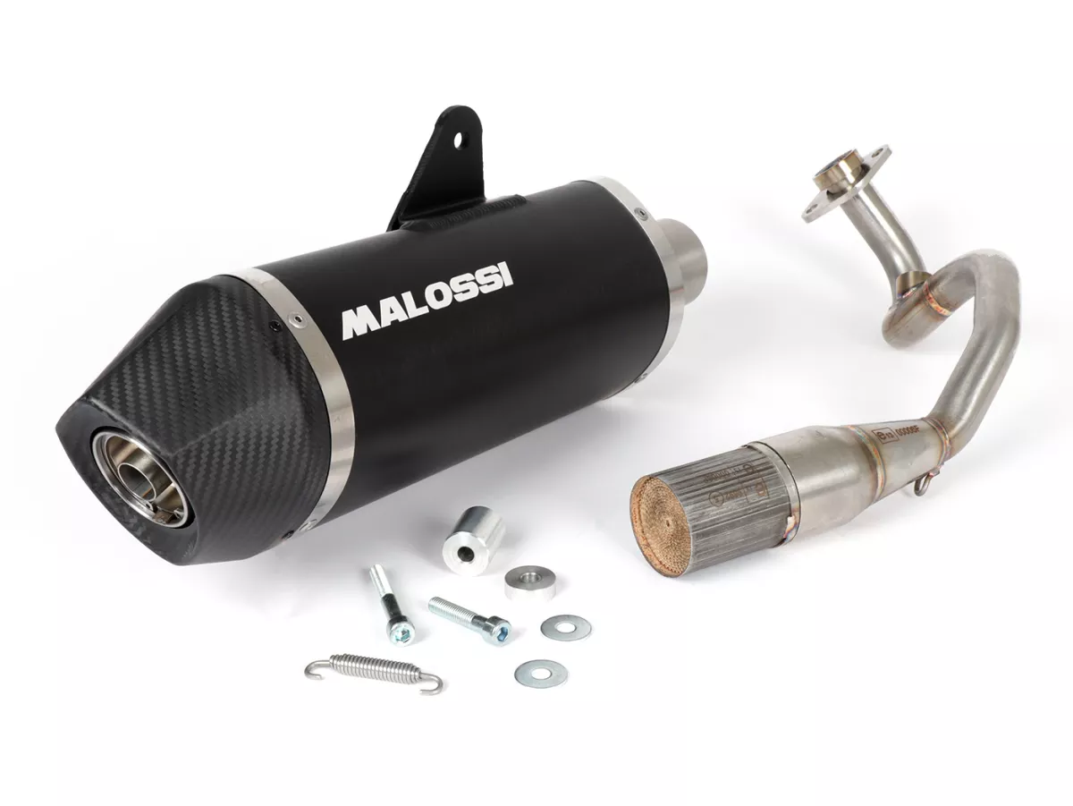 Echappement -MALOSSI RX Black homologué avec catalyseur- Vespa GTS 125-150 Euro4