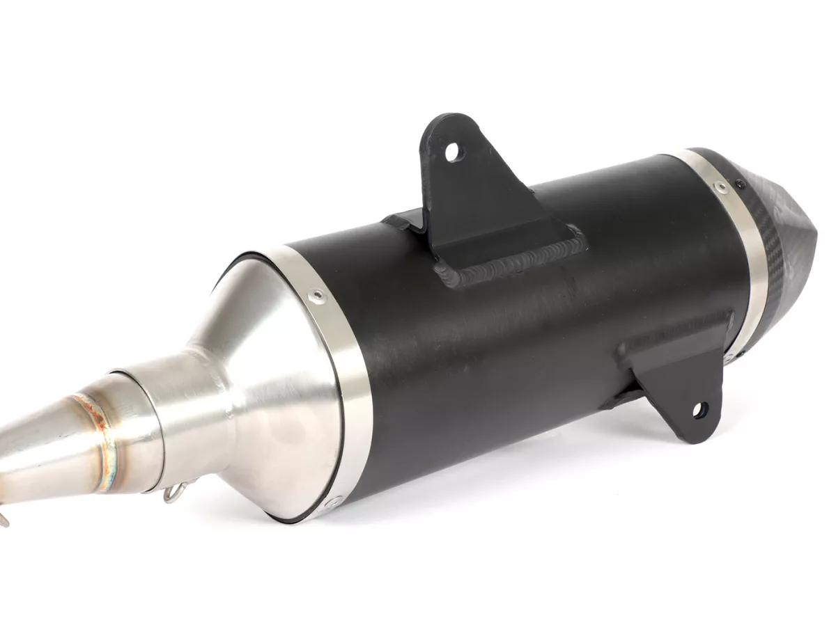 Echappement -MALOSSI RX Black homologué avec catalyseur- Vespa GTS 125-150 Euro4
