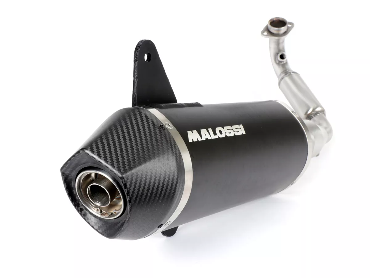 Avgas -MALOSSI RX homologerad, Black Edition- Vespa Sei Giorni, GTS, GTS Super, GTS Super Sport, Super Tech, GTS Touring, GTS HPE 300cc i.e. (2021-) Euro5